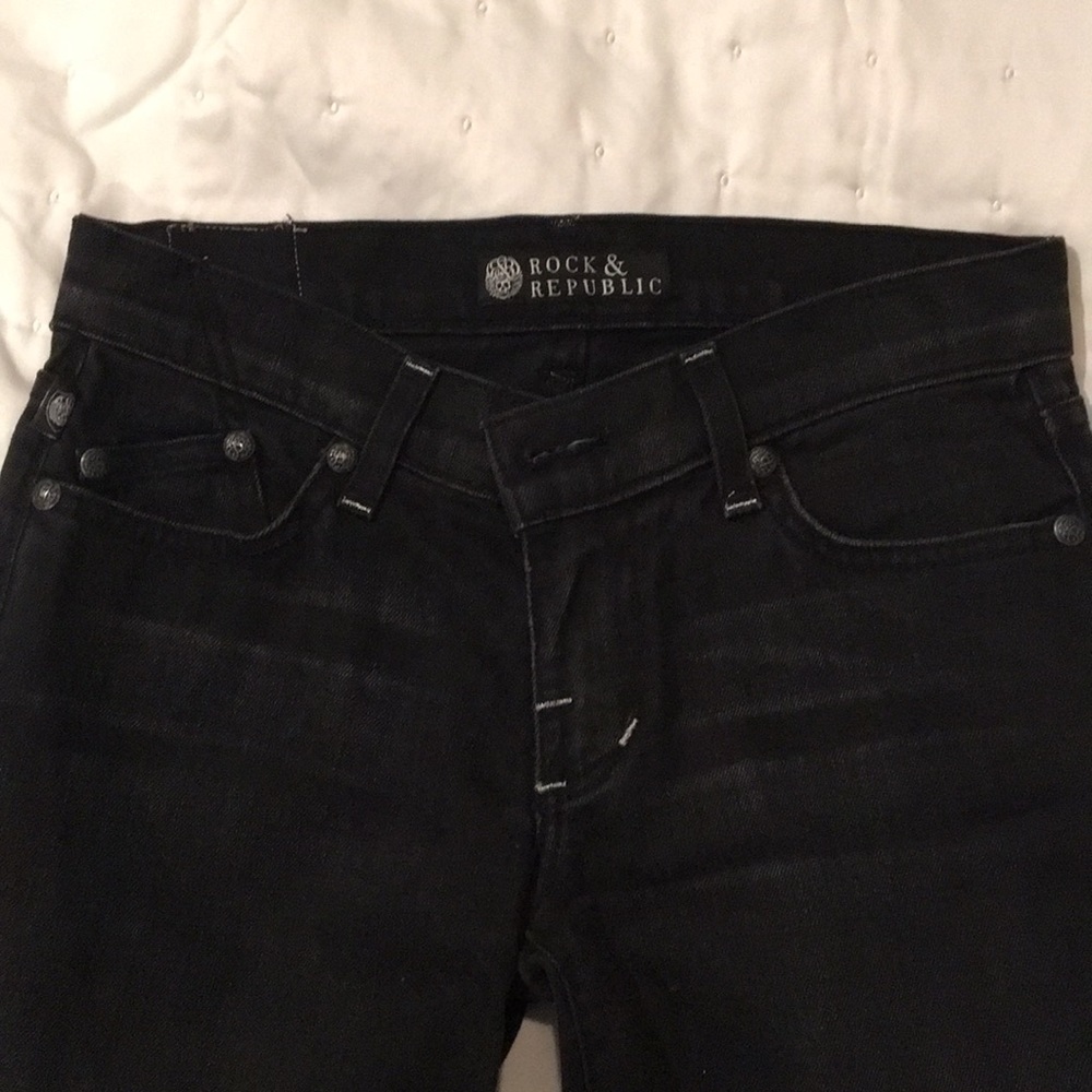Rock and republic black jeans